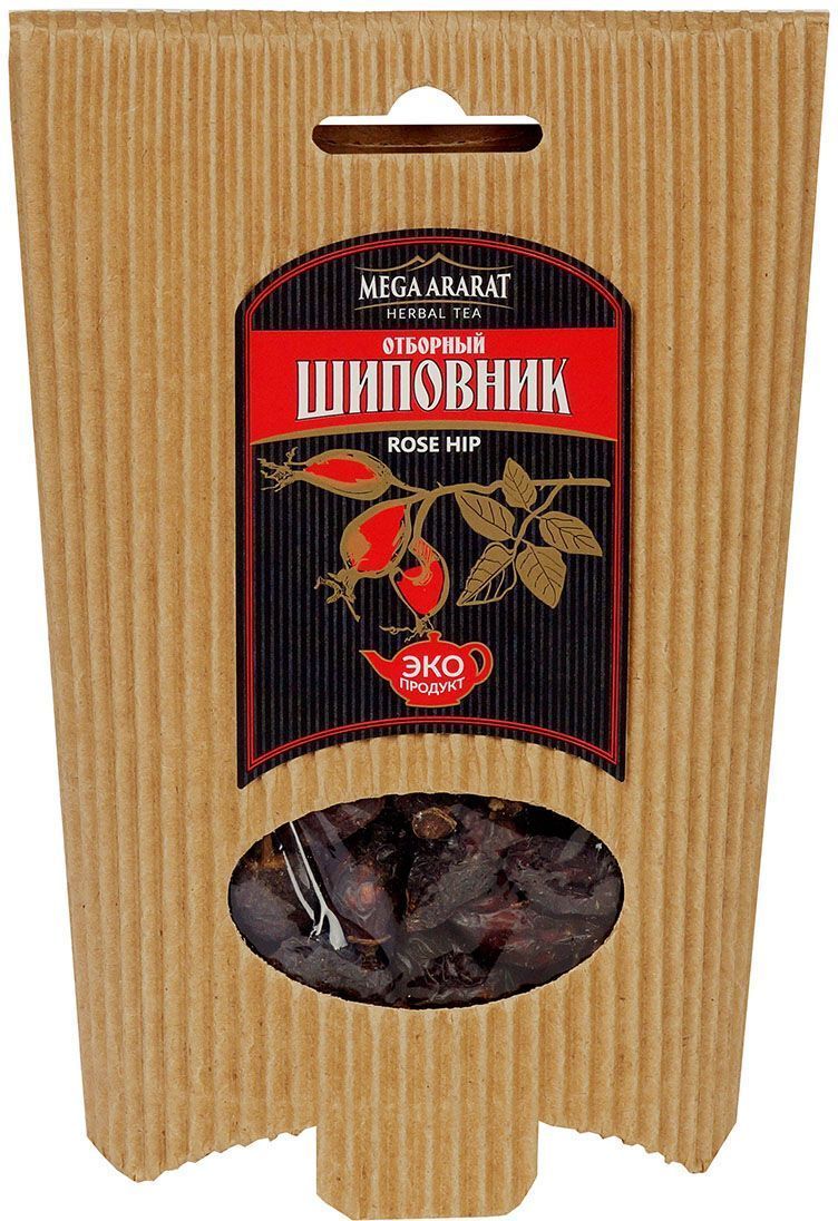 Mega Ararat Шиповник плоды, 80 г0120710 Mega Ararat Шиповник плоды, 80 г0120710Mega Ararat Шиповник - натуральный продукт из высокогорных, экологически чистых регионов Армении ручной сборки и традиционной сушки без химических добавок. Чай-отвар шиповника полезен как общеукрепляющее и тонизирующее средство, повышающее иммунитет. По количеству полезных веществ ежедневно необходимых человеку шиповник можно назвать рекордсменом. Благодаря огромному содержанию аскорбиновой кислоты плоды шиповника могут устранять общее недомогание, кровоточивость десен, повышать устойчивость организма к инфекционным заболеваниям. В природе плоды шиповника имеют самую высокую витаминную активность.