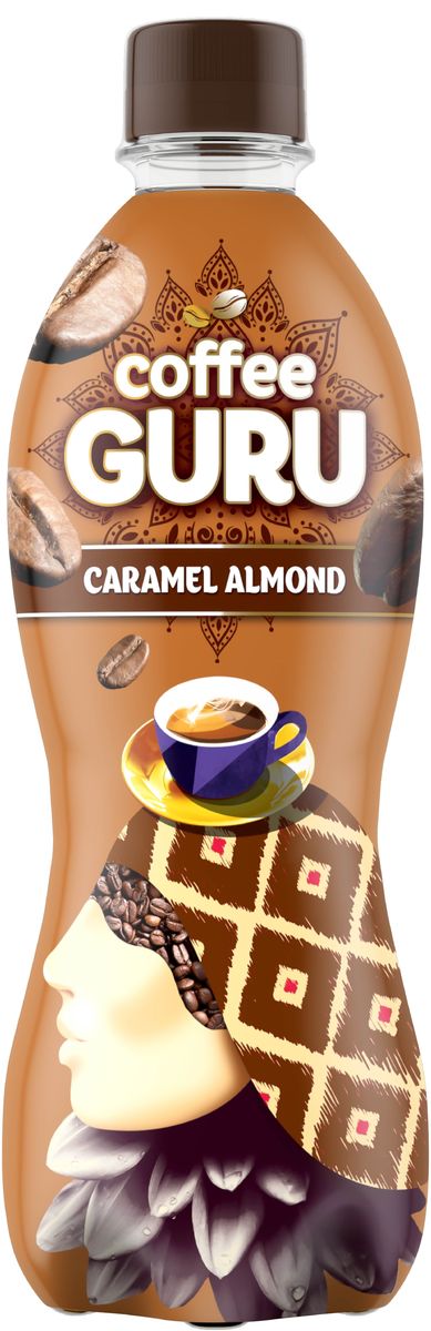 Coffee Guru Caramel Almond негазированный кофейный напиток со вкусом карамель-миндаль, 0,5 л0120710 Coffee Guru Caramel Almond негазированный кофейный напиток со вкусом карамель-миндаль, 0,5 л0120710Этот бодрящий чуть горьковатый с нотами ореха напиток с глубоким вкусом всегда манит к себе, дарит мгновения покоя и заряд энергии. Новый Coffee Guru - идеальное сочетание традиций кофе и заряд бодрости на весь день! Впусти в себя тепло и густоту почти магического напитка - попробуй Coffee Guru Caramel Almond.