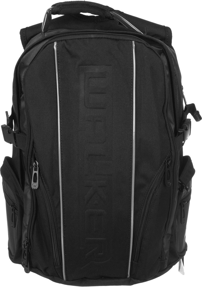 Walker Ранец школьный Genius403-13/418 Walker Ранец школьный Genius403-13/418Ранец Walker Genius - это необходимый аксессуар для любого школьника. Ранец имеет два отделения, закрывающиеся на застежки-молнии. Внутри одного отделения располагается разделитель для бумаг формата А4 с хлястиком на липучке, пришивной карман на застежке-молнии и открытый накладной карман. Во втором отделении расположен прорезной карман на молнии, два накладных кармана с клапанами на липучках и два накладных кармашка для мелочей. На лицевой стороне расположен вместительный карман на молнии, внутри которого находятся четыре накладных открытых кармашка и карман-сетка на молнии. Также спереди расположены два прорезных кармана на застежках-молниях. По бокам ранец дополнен двумя открытыми накладными карманами, на которых расположены прорезные карманы на молниях. Уплотненная спинка и лямки помогают лучше распределить нагрузку и сохранить форму рюкзака независимо от его наполнения. Ранец дополнен светоотражающими элементами спереди, по бокам и на лямках.
