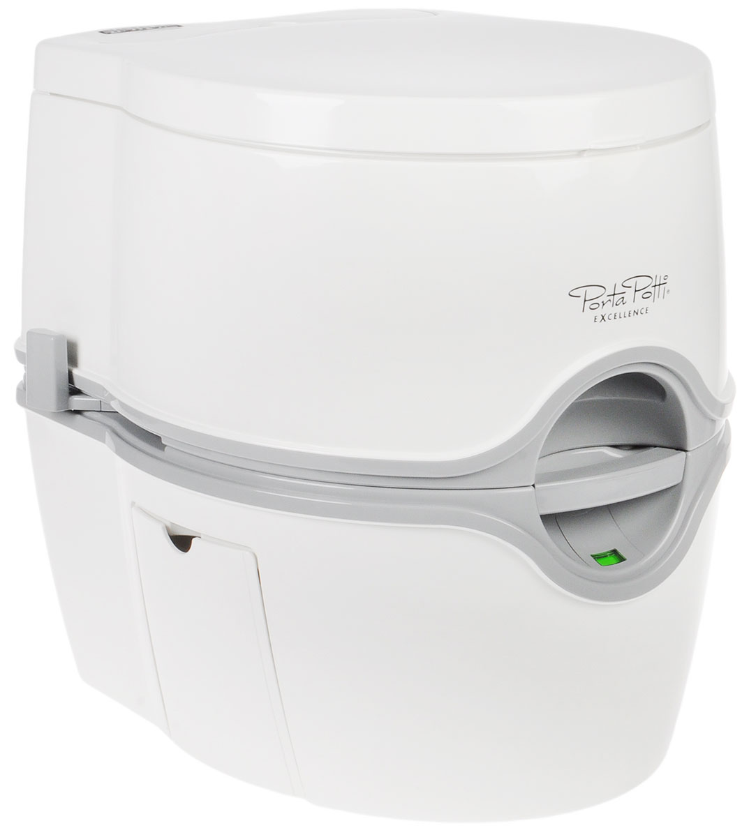 Биотуалет Thetford Porta Potti Excellence Electric, цвет: белый531-105 Биотуалет Thetford Porta Potti Excellence Electric, цвет: белый531-105Портативный биотуалет Thetford Porta Potti Excellence Electric не требует подсоединения к системе канализации и водоснабжения. Он отлично подойдет для использования на даче. Корпус изделия выполнен из высококачественного пластика и имеет небольшой вес.Thetford Porta Potti Excellence Electric состоит из двух секций. Верхняя часть сочетает в себе смывной бачок и унитаз со съемным сидением и крышкой. Нижняя часть является бачком для отходов.На задней части имеется рычаг, при помощи которого можно рассоединить 2 части.Биотуалет оснащен встроенным держателем для туалетной бумаги. Система смыва электрическая.В комплект входят специальные жидкости для биотуалета, предотвращающие появление неприятного запаха и поддерживающие чистоту в нижнем бачке биотуалета.Система смывания: электрическая.Индикатор уровня сточного резервуара.Индикатор уровня сточной воды.Емкость сточного резервуара: 21 л.Емкость резервуара сточной воды: 15 л.