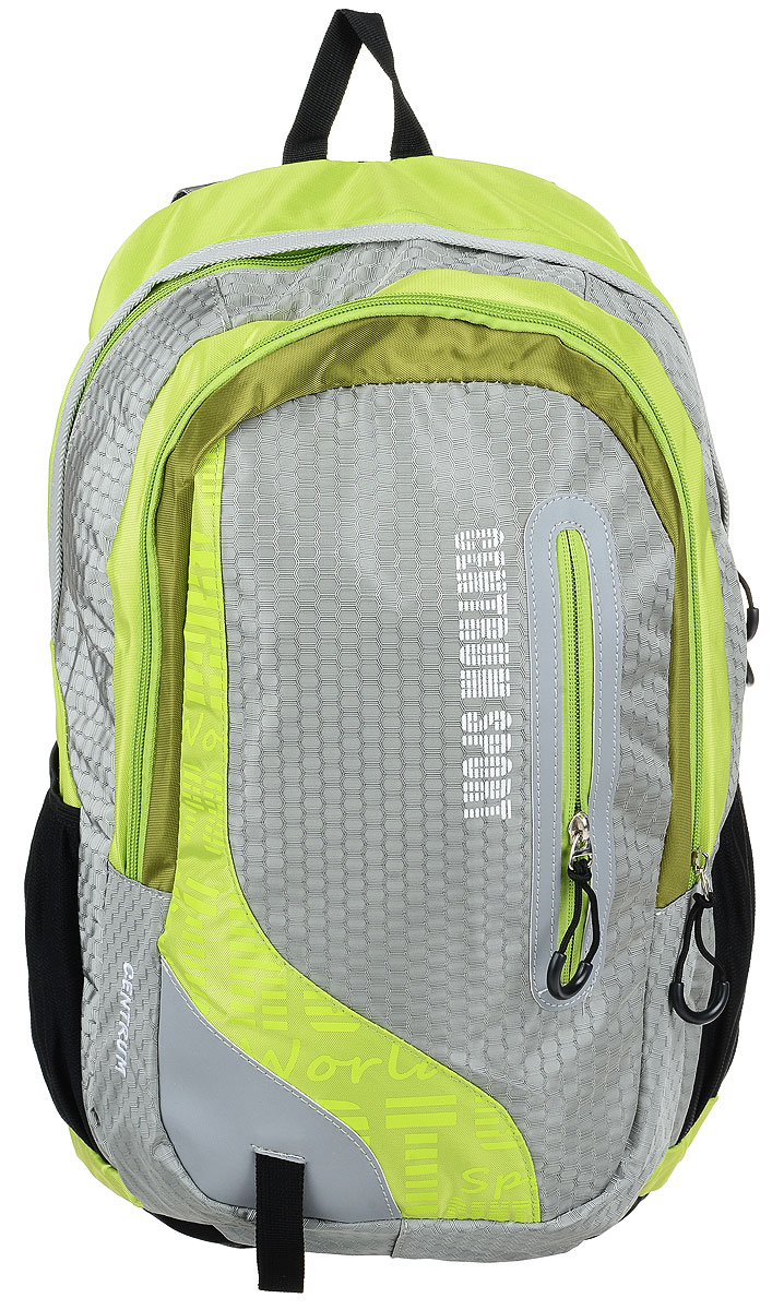 Centrum Рюкзак школьный 8680272523WD Centrum Рюкзак школьный 8680272523WDСпортивный школьный рюкзак Centrum предназначен специально для детей и подростков. Рюкзак содержит два внутренних отделения, закрывающихся на застежку-молнию. В первом отделении находится органайзер для телефона и мелочей, а во втором большой удобный карман. На лицевой стороне расположен накладной карман на застежке-молнии, а по бокам находятся два маленьких кармашка в сетку. Рюкзак оснащен широкими мягкими регулируемыми лямками, уплотненной спинкой и ручкой-петлей для удобной переноски. Рюкзак будет отличным помощником для вашего ребенка в его походах за знаниями.