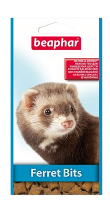 Beaphar Ferret Bits Подушечки для хорьков с мальт-пастой 35 г.703990 Beaphar Ferret Bits Подушечки для хорьков с мальт-пастой 35 г.703990Всем животным нравятся лакомства, и хорьки не являются исключени-ем. Угощения вносят разнообразие в жизнь домашних питомцев и укре-пляют связь между животным и его хозяином. Ferret Bits идут на один шагвперед – они являются не только вкусным лакомством, но и содержат па-сту, которая поможет избежать проблем связанных с формированием во-лосяных комочков в желудке животного УВАЖАЕМЫЕ КЛИЕНТЫ! Обращаем ваше внимание на возможные изменения в дизайне упаковки. Качественные характеристики товара и его размеры остаются неизменными. Поставка осуществляется в зависимости от наличия на складе.