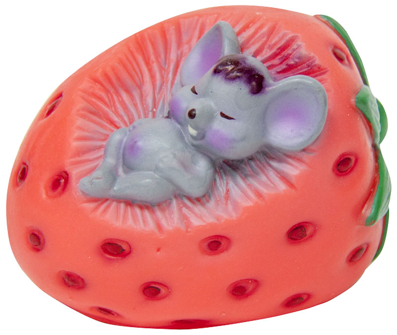 Игрушка для собак Зооник Мышь в клубнике, цвет: розовый, 7,5 см164100 Игрушка для собак Зооник Мышь в клубнике, цвет: розовый, 7,5 см164100Игрушка для собак Зооник Мышь в клубнике отличается оригинальным дизайном. Рельефная поверхность игрушки массирует десны, что способствует профилактике заболеваний полости рта. Высококачественный материал игрушки поможет ей прослужить дольше.