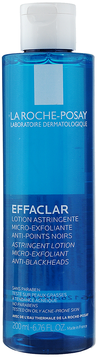 La Roche-Posay Лосьон для сужения пор с микро-отшелушивающим эффектом для жирной проблемной кожи Effaclar 200 мл72523WD La Roche-Posay Лосьон для сужения пор с микро-отшелушивающим эффектом для жирной проблемной кожи Effaclar 200 мл72523WDГлубоко очищает поры. Способствует сокращению их размера. Ультрамягкая эксфолиация с помощью LHA тм. Высокая переносимость протестирована на коже, склонной к акне.