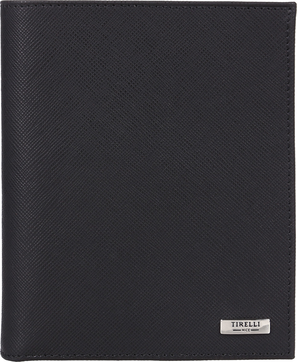 Портмоне мужское Tirelli, цвет: черный. 15-312-04INT-06501 Портмоне мужское Tirelli, цвет: черный. 15-312-04INT-06501Вертикальное мужское портмоне Tirelli изготовлено из натуральной кожи.Портмоне оформлено фирменным логотипом. Внутри имеется 1 отделение для купюр, кармашек на кнопке для монет, 3 прорезных кармана для хранения пластиковых карт, визиток, дисконтных карт и т. п. и 3 потайных кармашка. Такое портмоне не только поможет сохранить внешний вид ваших документов и защитит их от повреждений, но и станет ярким аксессуаром, который подчеркнет ваш образ. Изделие упаковано в подарочную коробку синего цвета с логотипом фирмы Tirelli.