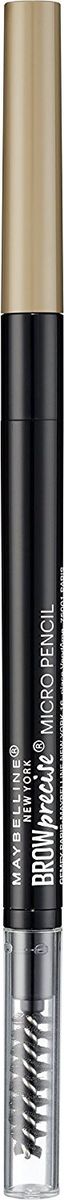 Maybelline New York Карандаш для бровей Brow Precise Micro Pencil, карандаш + щеточка, оттенок 1, Темный блонд28032022 Maybelline New York Карандаш для бровей Brow Precise Micro Pencil, карандаш + щеточка, оттенок 1, Темный блонд28032022Ультра-тонкий механический карандаш для бровей. Благодаря тонкому грифелю, можно создать трендовый эффект натуральных бровей, дорисовав тонкие линии и заполнив пробелы в бровях.