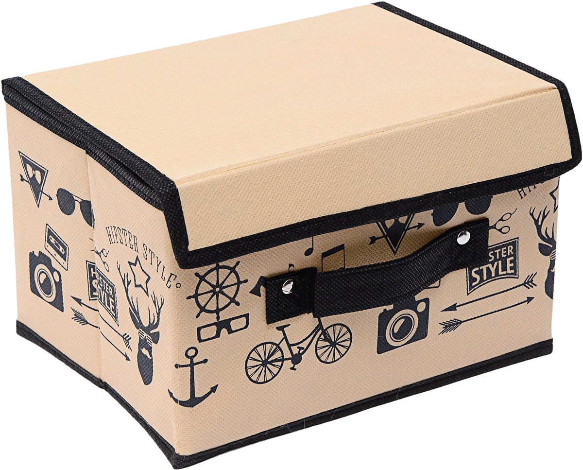 Коробка Homsu Hipster Style, с крышкой, 19 х 25 х 16 см98299571 Коробка Homsu Hipster Style, с крышкой, 19 х 25 х 16 см98299571Универсальная коробочка для хранения любых вещей. Оптимальный размер позволяет хранить в ней любые вещи и предметы. Имеет жесткие борта и крышку, что является гарантией сохранности вещей. 190x250x160