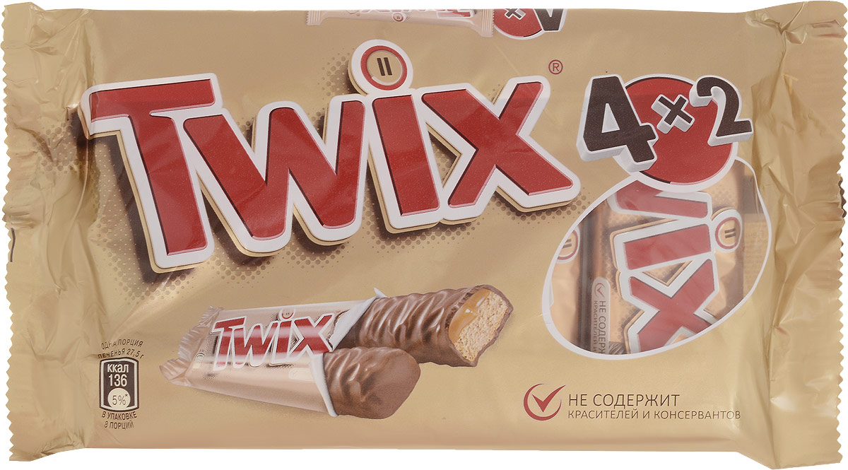 Twix Мультипак батончик, 220 г0120710 Twix Мультипак батончик, 220 г0120710Шоколадные батончики Twix - это хрустящее печенье, густая карамель и великолепный молочный шоколад. Чаепитие с Twix в компании коллег, друзей или родных - отличное способ провести свободное время.Сделай паузу - скушай Twix.Уважаемые клиенты! Обращаем ваше внимание, что полный перечень состава продукта представлен на дополнительном изображении. Упаковка товара может иметь несколько видов дизайна.