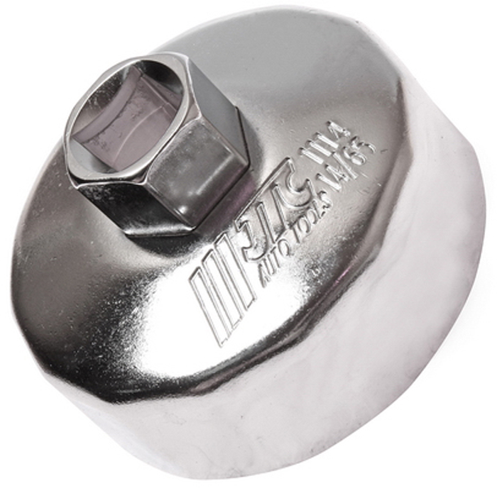 Съемник масляного фильтра JTC, 65 мм. JTC-1114CA-3505 Съемник масляного фильтра JTC, 65 мм. JTC-1114CA-3505Съемник масляного фильтра JTC предназначен для снятия масляного фильтра в ходе проведения диагностических работ. Форма - 14-гранная чашка. Размеры: 14 граней / 65 мм. Применение: Toyota, Nissan, Honda. Инструмент: 1/2, 21 мм.