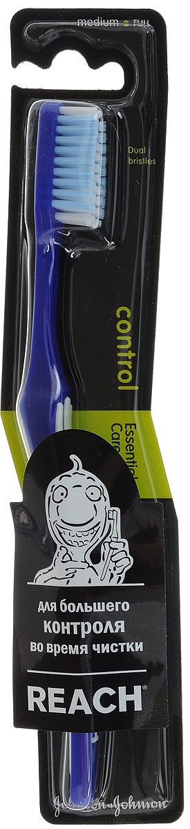 Reach Зубная щетка Control, средней жесткости, цвет: синийSatin Hair 7 BR730MN Reach Зубная щетка Control, средней жесткости, цвет: синийSatin Hair 7 BR730MNReach Зубная щетка Control, средней жесткости, цвет: синий