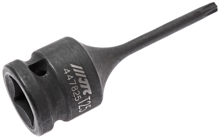 JTC Головка торцевая ударная TORX 1/2 х T25, длина 78 мм. JTC-447825CA-3505 JTC Головка торцевая ударная TORX 1/2 х T25, длина 78 мм. JTC-447825CA-3505Материал: SNCM 8660. Размер: TORX 1/2хT25. Общая длина: 78 мм. Габаритные размеры: 78/25/25 мм. (Д/Ш/В) Вес: 75 гр.РазмерУсилие max., lb-inУсилие max., Н·мT10,850,097T21,250,141T32,250,254T43,300,373T54,600,51T68,000,90T715,001,70T823,002,60T930,003,39T1040,004,52T1568,007,69T20112,0012,66T25168,0018,99T27238,0026,90T30331,0037,40T40576,0065,03T45916,00103,50T501405,00158,75T552272,00256,71T603942,00445,39T706203,00700,94T809277,001048,30T9013125,001483,12T10018131,002048,80