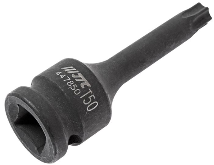 JTC Головка торцевая ударная TORX 1/2 х T50, длина 78 мм. JTC-447850CA-3505 JTC Головка торцевая ударная TORX 1/2 х T50, длина 78 мм. JTC-447850CA-3505Материал: SNCM 8660. Размер: TORX 1/2хT50. Общая длина: 78 мм. Габаритные размеры: 78/25/25 мм. (Д/Ш/В) Вес: 93 гр.РазмерУсилие max., lb-inУсилие max., Н·мT10,850,097T21,250,141T32,250,254T43,300,373T54,600,51T68,000,90T715,001,70T823,002,60T930,003,39T1040,004,52T1568,007,69T20112,0012,66T25168,0018,99T27238,0026,90T30331,0037,40T40576,0065,03T45916,00103,50T501405,00158,75T552272,00256,71T603942,00445,39T706203,00700,94T809277,001048,30T9013125,001483,12T10018131,002048,80