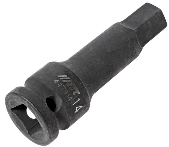 JTC Головка торцевая ударная HEX 1/2 х H14, длина 78 мм. JTC-44791498298123_черный JTC Головка торцевая ударная HEX 1/2 х H14, длина 78 мм. JTC-44791498298123_черныйГоловка торцевая HEX ударная JTCОписание Материал: SNCM 8660. Размер: HEX 1/2хH14. Общая длина: 78 мм. Габаритные размеры: 78/25/25 мм. (Д/Ш/В) Вес: 150 г.