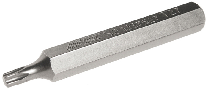 JTC Вставка 10 мм TORX удлиненная Т27х75 мм. JTC-1337527CA-3505 JTC Вставка 10 мм TORX удлиненная Т27х75 мм. JTC-1337527CA-3505Размер: Т27 х 75 мм., удлиненная TORX.Длина насадки: 10 мм.Материал: S2 сталь.