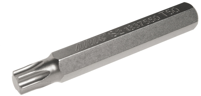 JTC Вставка 10 мм TORX удлиненная Т50х75 мм. JTC-1337550RC-100BWC JTC Вставка 10 мм TORX удлиненная Т50х75 мм. JTC-1337550RC-100BWCРазмер: Т50 х 75 мм., удлиненная TORX.Длина насадки: 10 мм.Материал: S2 сталь.