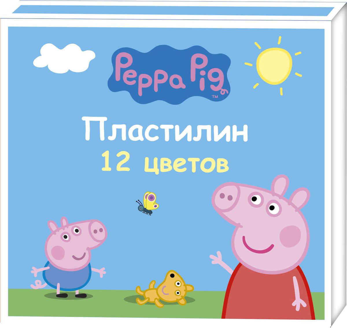 Peppa Pig Пластилин Свинка Пеппа 12 цветов72523WD Peppa Pig Пластилин Свинка Пеппа 12 цветов72523WDЯркий и легко размягчающийся пластилин Свинка Пеппа поможет вашему малышу создать множество интересных поделок, а любимые герои мультфильма вдохновят его на новые творческие идеи. Лепить из этого пластилина легко и приятно: он обладает отличными пластичными свойствами, не липнет к рукам, не имеет запаха, его цвета легко смешиваются друг с другом. Создавайте новые цвета и оттенки, фантазируйте, экспериментируйте - это увлекательно и полезно: лепка активно тренирует у ребенка мелкую моторику и умение работать пальчиками, развивает тактильное восприятие формы, веса и фактуры, совершенствует воображение и пространственное мышление. В наборе Свинка Пеппа 12 ярких цветов пластилина по 15 г и пластиковая стека.Состав: парафин, петролатум, мел, каолин, красители.