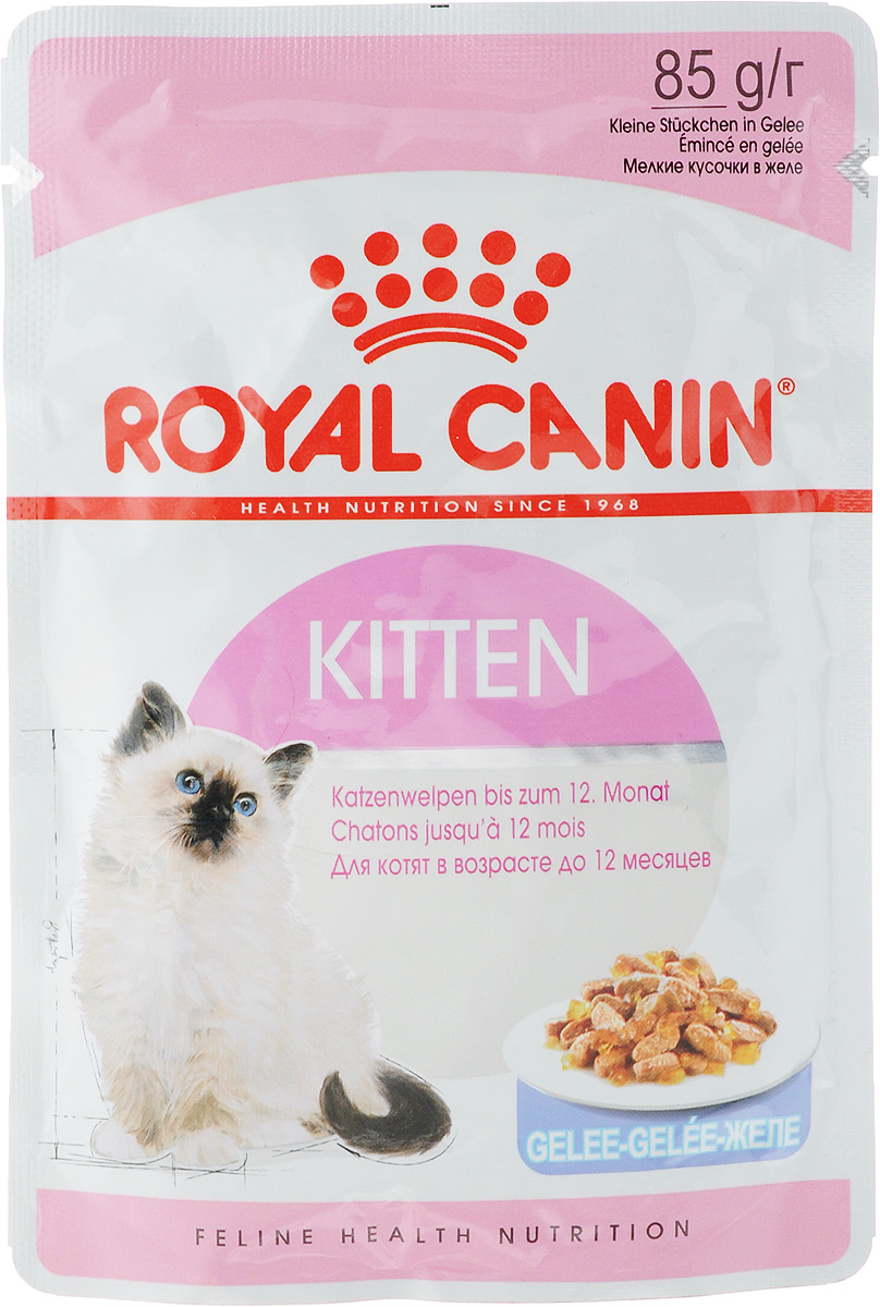 Консервы Royal Canin Kitten Instinctive, для котят с 4 до 12 месяцев, мелкие кусочки в желе, 85 г0120710 Консервы Royal Canin Kitten Instinctive, для котят с 4 до 12 месяцев, мелкие кусочки в желе, 85 г0120710Консервы Royal Canin Kitten Instinctive - полноценное сбалансированное питание для котят с 4 до 12 месяцев.Котенок во 2-й фазе роста продолжает расти, только рост происходит не так активно, как в 1-й фазе, поэтому: - Он предпочитает специальную формулу Macro Nutritional Profile. - Укрепляется костная ткань котенка. Потребность котенка в энергии остается высокой, хотя и несколько меньшей, чем у котят 1-й фазы роста.- У котят прорезаются постоянные зубы. - Котенок 2-й фазы роста уже обладает собственной иммунной системой, однако его естественные защитные силы пока остаются уязвимыми.Пищевое предпочтение.Корм Kitten Instinctive имеет тщательно сбалансированную рецептуру, соответствующую оптимальной формуле Macro Nutritional Profile, инстинктивно предпочитаемой котятами во 2-й фазе роста. Легкое пережевывание.Размер и текстура кусочков корма идеально адаптированы для челюстей котенка. Естественная защита.Корм Kitten Instinctive помогает формированию естественной защитной системы организма котенка, стимулируя выработку антител благодаря маннановым олигосахаридам и комплексу антиоксидантов (витаминам E и C, таурину и лютеину).Состав: мясо и мясные субпродукты, злаки, экстракты белков растительного происхождения, субпродукты растительного происхождения, молоко и продукты его переработки, масла и жиры, минеральные вещества, дрожжи, углеводы. Добавки (в 1 кг):Витамин D3: 250 ME, Железо: 1,4 мг, Марганец: 0,44 мг, Цинк: 4,4 мг.Товар сертифицирован.Уважаемые клиенты!Обращаем ваше внимание на возможные изменения в дизайне упаковки. Качественные характеристики товара остаются неизменными. Поставка осуществляется в зависимости от наличия на складе.