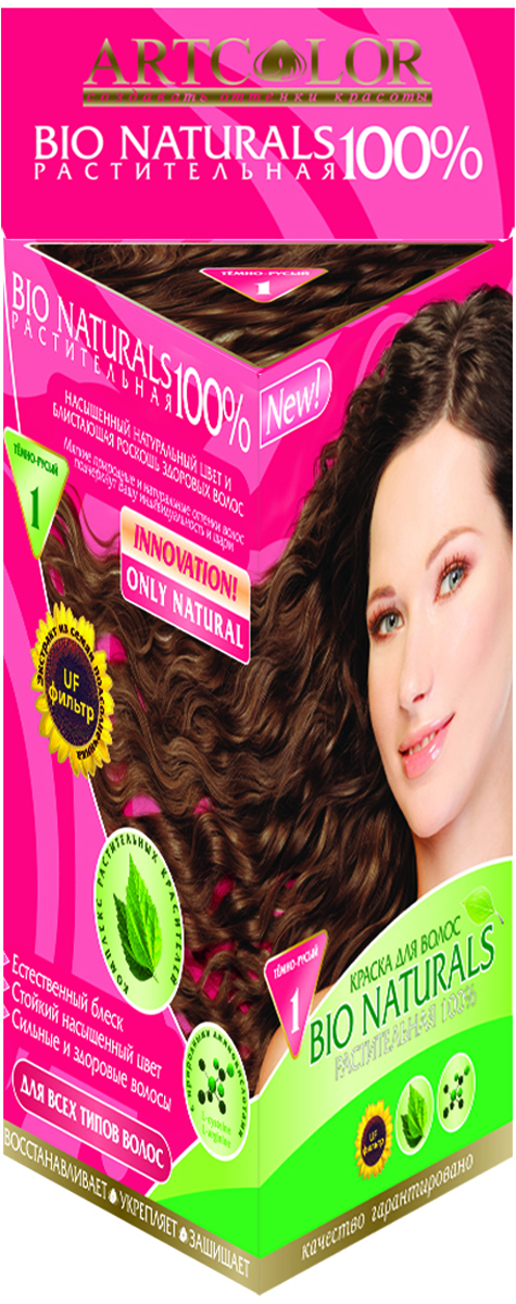 Артколор Bio Naturals 100% краска растительная, тон Темно-русый, 50 г10140 Артколор Bio Naturals 100% краска растительная, тон Темно-русый, 50 г10140Стойкая растительная краска для всех типов волос• НАСЫЩЕННЫЙ НАТУРАЛЬНЫЙ ЦВЕТ и БЛИСТАЮЩАЯ РОСКОШЬ ЗДОРОВЫХ ВОЛОС• Мягкие природные и натуральные оттенки волос подчеркнут Вашу индивидуальность и шарм.• Естественный блеск• Стойкий насыщенный цвет• Сильные и здоровые волосы.Восстанавливает – Укрепляет – ЗащищаетСодержит только растительные и минеральные компоненты.10 натуральных блистающих оттенковТекст под пиктограммами:придаёт естественный блеск, кондиционирует и улучшает структуру, устраняет перхоть, увеличивает объём волос, укрепляет корни волос.КРАСЬТЕ ВОЛОСЫ НА ЗДОРОВЬЕ!Если Вы цените здоровые волосы и природные оттенки – эта инновационная растительная краска для Вас!Впервые, благодаря переводу краски в сухой вид, удалось сохранить роскошную натуральность и силу растительных пигментов, экстрактов, аминокислот и полисахаридов.ARTCOLOR BIO NATURALS 100% подходит для волос любого типа и придаёт им силу при каждом окрашивании!• Кондиционирует волосы, • Восстанавливает структуру,• Предотвращает ломкость,• Защищает цвет волос, Длительное окрашивание усиливает насыщенность цвета, оздоравливает волосы и устраняет перхоть.Таблица выкрасов:Натуральный цвет волос – Результат окрашивания