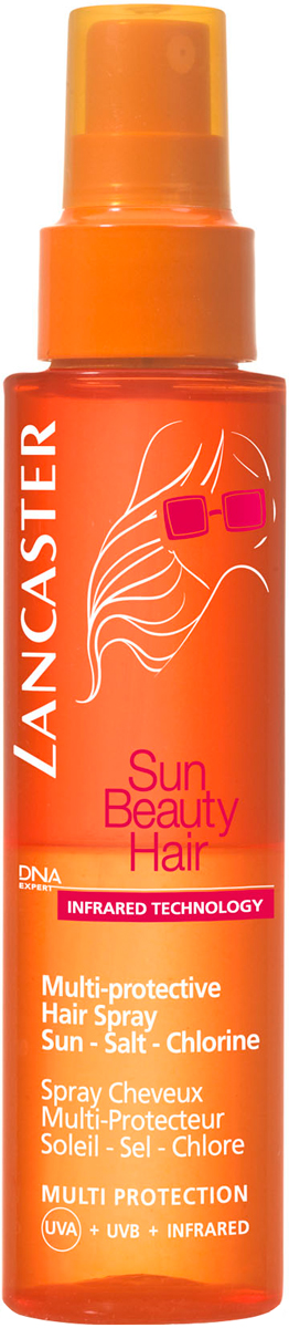 Lancaster Sun Beauty Hair Защитный спрей для волос, 100 мл72523WD Lancaster Sun Beauty Hair Защитный спрей для волос, 100 мл72523WDВолосы защищены Результат гладкие и блестящие волосы Максимальное глубокое увлажнение и питание для волос Водостойкая текстура