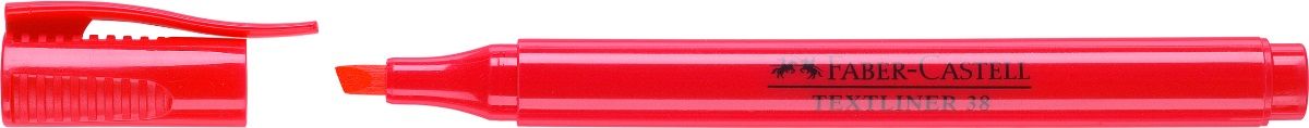 Faber-Castell Текстовыделитель 38 цвет красныйFS-36054 Faber-Castell Текстовыделитель 38 цвет красныйFS-36054Текстовыделитель Faber-Castell станет незаменимым предметом, как на столе школьника, так и студента.Изделие имеет привлекательный полупрозрачный дизайн. Он идеален для всех видов бумаги. Чернила на водной основе.Линия маркировки шириной 5, 2 или 1 мм.