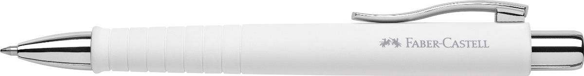 Faber-Castell Ручка шариковая Poly Ball XB цвет корпуса белыйC13S041944 Faber-Castell Ручка шариковая Poly Ball XB цвет корпуса белыйC13S041944Шариковая ручка Faber-Castell Poly Ball XB имеет запатентованную антискользящую зону захвата с малыми массажными шашечками. Эргономичная трехгранная форма, качественный нажимной механизм и упругий клип обеспечат комфорт при использовании ручки. Пригодна для письма на документах.Особенности: наконечник и выдвижной колпачок наконечника из металла система, предотвращающая поломку грифеля оптимальная толщина грифеля 0,7 мм качественный, длинный, выдвижной ластик, защищенный колпачком система автоматической подачи грифеля