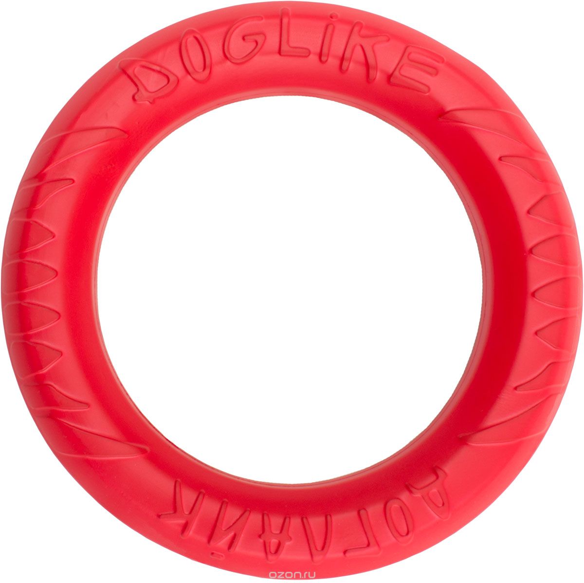 Снаряд тренировочный Doglike Tug & Twist DL, цвет: красный, диаметр 26 см0120710 Снаряд тренировочный Doglike Tug & Twist DL, цвет: красный, диаметр 26 см0120710Тренировочный снаряд Doglike Tug & Twist DL предназначен для средних и крупных пород собак. Doglike Tug & Twist DL укрепляет здоровье собаки и делает ее более послушной.Снаряд представляет собой кольцо, выполненное из высокопрочного гигиеничного материала (ЭВА). Его задача - дать собаке необходимую физическую нагрузку, не увеличивая время выгула, а улучшая качество самой прогулки. Три простых упражнения с пуллером в течение всего 20 минут дадут нагрузку собаке равную 5 км бега. А это поможет решить такие частые проблемы как непослушание, порча предметов интерьера, излишняя агрессия, ожирение у собаки, болезни опорно-двигательного аппарата. Кольцо имеет восемь граней, что обеспечивает наилучший захват.Диаметр: 26 см.