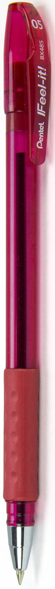 Pentel Ручка шариковая Feel It цвет чернил красный 0,5 мм72523WD Pentel Ручка шариковая Feel It цвет чернил красный 0,5 мм72523WDИдеальная ручка для школьника! Ручка создана специально для комфортного письма.Масляные чернила нового поколения: пишут мягко, ярко, без нажима, цвет чернил - красный. Трехгранная мягкая зона захвата разработана для удобного положения пальцев при письме, предотвращает их скольжение; снижает напряжение и усталость руки при письме. Ручка имеет металлический прочный наконечник, который обеспечивает долговечность ручки при длительном использовании.