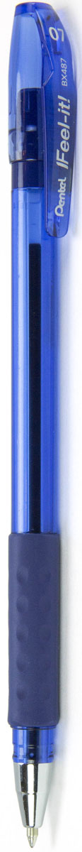 Pentel Ручка шариковая Feel It цвет чернил синий 0,7 мм72523WD Pentel Ручка шариковая Feel It цвет чернил синий 0,7 мм72523WDИдеальная ручка для школьника! Ручка создана специально для комфортного письма.Масляные чернила нового поколения: пишут мягко, ярко, без нажима, цвет чернил - синий. Трехгранная мягкая зона захвата разработана для удобного положения пальцев при письме, предотвращает их скольжение; снижает напряжение и усталость руки при письме. Ручка имеет металлический прочный наконечник, который обеспечивает долговечность ручки при длительном использовании.