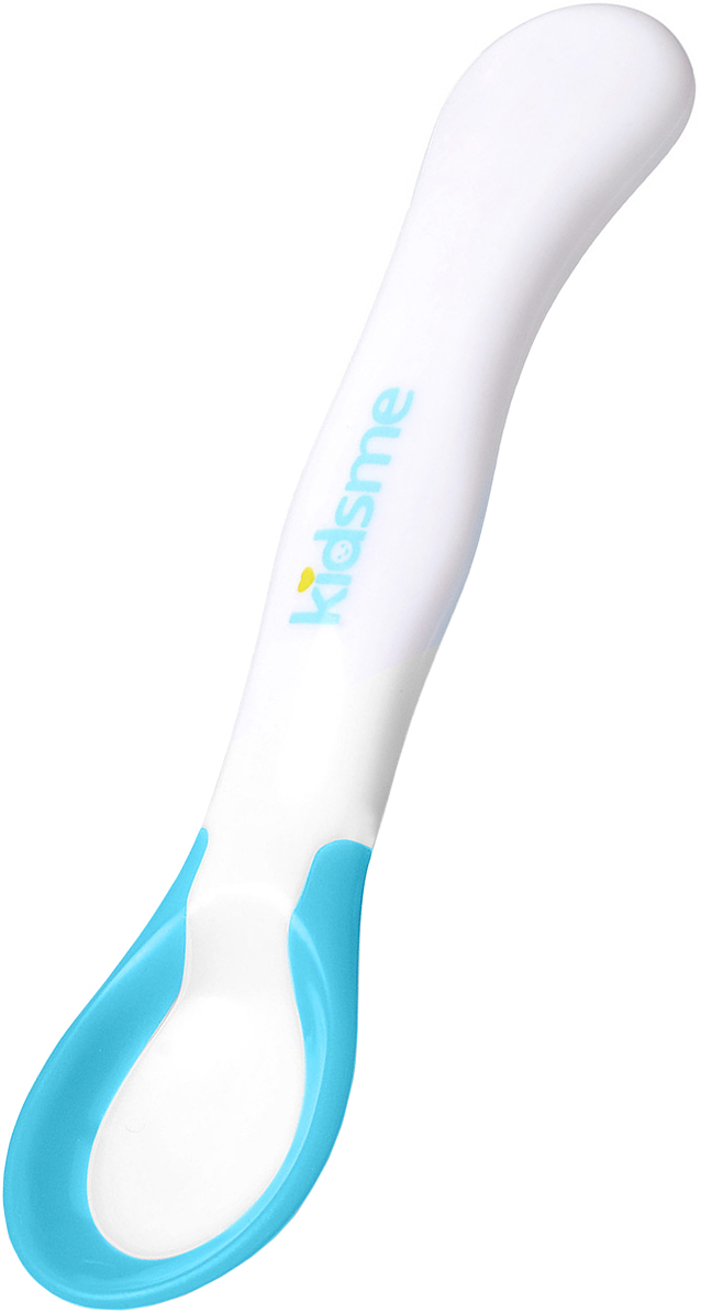Kidsme Термо-ложка цвет аквамарин 2 штVT-1520(SR) Kidsme Термо-ложка цвет аквамарин 2 штVT-1520(SR)Цветной ободок ложки - индикатор, который позволяет легко определить, когда пища будет иметь безопасную температуру! Помешайте пищу ложкой в течении 10-15 секунд. Цветной ободок потускнеет если температура пищи выше 40°C, значит еду нужно охладить до безопасной температуры.Особенности:• Цветной ободок приятный на ощупь и создает ощущения комфорта при кормлении.• Размер и форма термо-ложки Kidsme подходят для удобного захвата маленькими ручками. Материал: полипропилен.