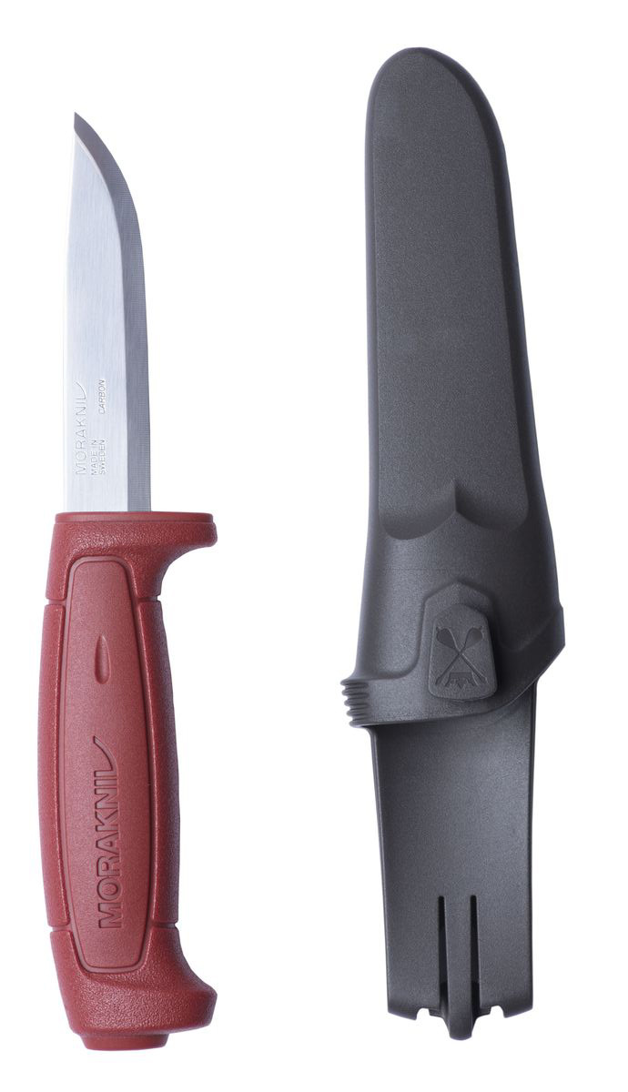 Нож Morakniv Basic 5110.9563.C Нож Morakniv Basic 5110.9563.CДлина клинка: 91 мм Толщина клинка: 2,0 мм Общая длина ножа: 206 мм Материал клинка: углеродистая сталь Рукоять: пластик Ножны: пластик. твердость 59-60 HRC(по Роквеллу)