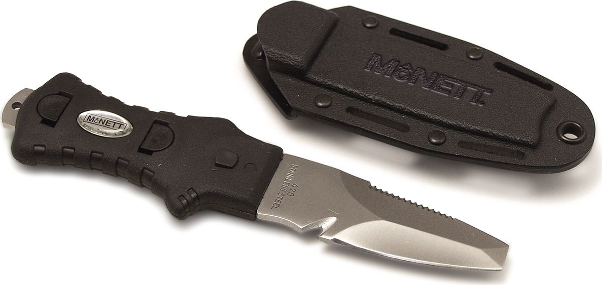 Нож McNett Tactical Saturna Blunt Black Handle, цвет: черный60160 Нож McNett Tactical Saturna Blunt Black Handle, цвет: черный60160Нож McNett Tactical модель Saturna Blunt Black HandleНожи McNett Tactical изготавливаются по запатентованной технологии из высококачественных материалов. Это незаменимый нож в самых разных ситуациях. Подходит туристам, охотникам и рыболовам.Нож McNett Tactical, модель Saturna Blunt Black Handle, сконструирован таким образом, что его можно разобрать для последующей чистки. Прост в использовании. Нож оснащен стеклобоем и стропорезом. Нож имеет серрейтор на скосе и части обуха ножа. Нож легко извлекается из ножен. Ножны с системой быстрого доставания выполнены из прочного термопластика KYDEX®. Ножны совместимы с системой MOLLE, их достаточно легко и просто закрепить на поясе, ноге или любом снаряжении, оснащенном данной системой.Характеристики ножа:Материал лезвия: нержавеющая сталь 420Материал рукояти: термопластик KYDEXТип ножа: с фиксированным лезвиемФорма лезвия: Blunt TipОбщая длина ножа, мм: 173Длина клинка, мм: 76,2Наибольшая ширина клинка, мм: 27,2Толщина обуха, мм: 2,9Длина рукояти, мм: 94,2Вес, гр: 145 (нож и ножны)