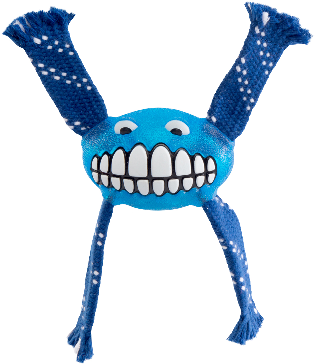 Игрушка для собак Rogz Flossy Grinz. Зубы, цвет: синий, длина 16,5 смFGR01B Игрушка для собак Rogz Flossy Grinz. Зубы, цвет: синий, длина 16,5 смFGR01BИгрушка для собак Rogz Flossy Grinz. Зубы типа Отними - очень прочная и крепкая.Внутри – пищалка, что поддерживает интерес животного к игре.Уникальная функция игрушки - чистит язык и зубы.