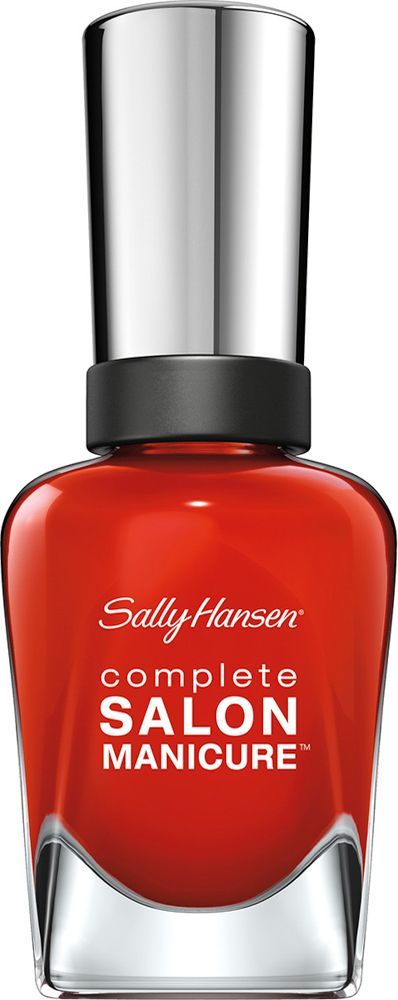 Sally Hansen Salon Manicure Keratin Лак для ногтей тон new flame 554 14,7 млперфорационные unisex Sally Hansen Salon Manicure Keratin Лак для ногтей тон new flame 554 14,7 млперфорационные unisexКомплекс Complete Salon Manicure сочетает семь эффектов в одном флаконе, плюс кисточку для безукоризненного покрытия, легкого нанесения и салонных результатов. Эта формула всё-в-одном обеспечивает до 10 дней устойчивого к сколам покрытия и включает основу, средство для роста, вдохновленный подиумом цвет, топ, финишное покрытие с гелевым сиянием, устойчивость к сколам и укрепляющее средство с кератиновым комплексом, делающим ногти до 64% сильнее. Это всё, что вам нужно, чтобы достичь профессиональных результатов при окрашивании ногтей на дому!