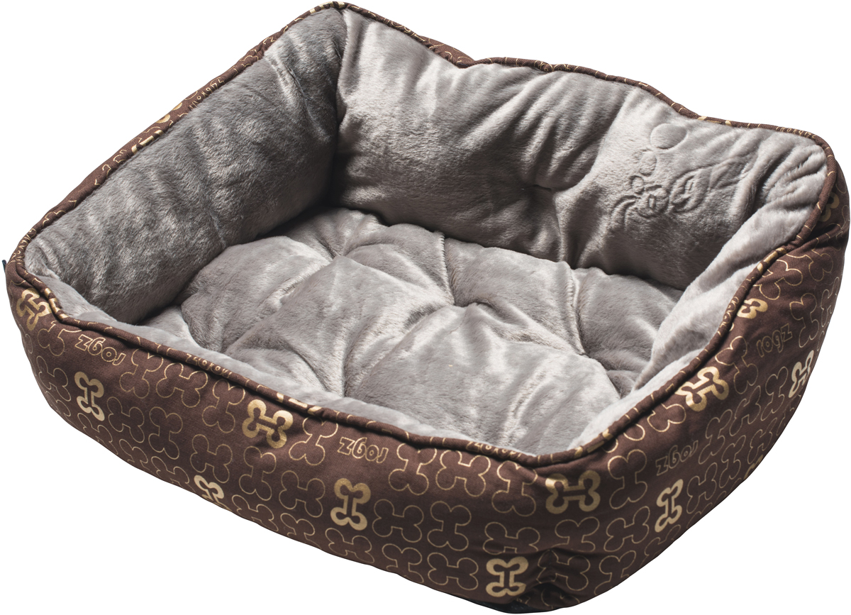 Лежак для собак Rogz Trendy Podz, цвет: коричневый, 29 х 56 х 43 см0120710 Лежак для собак Rogz Trendy Podz, цвет: коричневый, 29 х 56 х 43 см0120710Очень мягкий и комфортный лежак для собак Rogz Trendy Podz.Флисовые бортики внутри изделия.Двусторонняя подушка.Уникальный дизайн.Подвергается стирке.