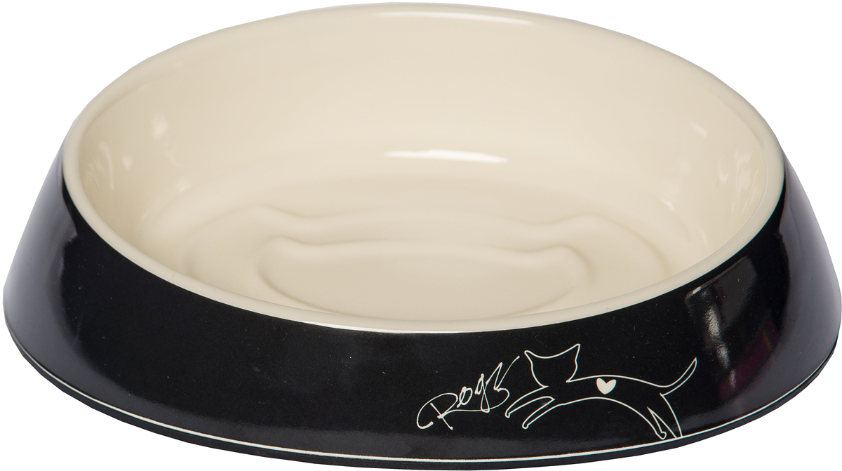 Миска для кошек Rogz Fishcake, с противоскользящим дном, цвет: черный, 200 мл. CBOWL31CCBOWL31C Миска для кошек Rogz Fishcake, с противоскользящим дном, цвет: черный, 200 мл. CBOWL31CCBOWL31CДизайнерская миска для кошек Rogz Fishcake эргономичной формы.Особая форма миски обеспечивает безопасность для усов кошки. Дополнительные внутренние бортики предотвращают разбрызгивание пищи.Миска изготовлена из современного пластика меламина - нетоксичного прочного материала, который легко моется, не бьется и не подвержен коррозии.Нескользящая силиконовая основа.Миска не подвержена выцветанию, допускает термическую обработку и мытье в посудомоечной машине.Материалы: нетоксичный меламин (сертификат безопасности USA FDA), силикон (вставки).