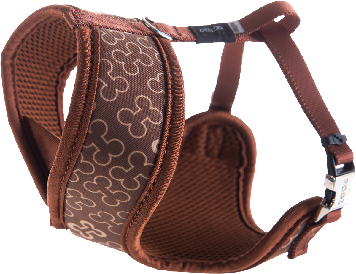 Шлейка-манишка для собак Rogz Trendy, цвет: коричневый. Размер SWR521J Шлейка-манишка для собак Rogz Trendy, цвет: коричневый. Размер SWR521JШлейка-манишка для собак Rogz Trendy - мягкость для шеи, удобство и комфорт.Сохраняет шерстку в идеальном состоянии.Широкие элементы изделия позволят равномерно распределить нагрузку на шлейку при рывках, обеспечивая, тем самым, здоровье любимцу и целостность изделию.Шлейка полностью отражает свет.