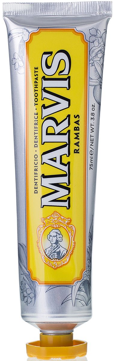 Marvis Зубная паста Rambas, 75 млSatin Hair 7 BR730MN Marvis Зубная паста Rambas, 75 млSatin Hair 7 BR730MNВдохновленный пляжами и экзотической атмосферой ТРОПИЧЕСКИХ ОСТРОВОВ, зубная паста «РАМБАС» обладает фруктовым, бархатистым вкусом, который сочетает в себе спелый персик, сладкий ананас и оттенок сладкого манго сорта Альфонсо. Богатый аромат мяты создает длительное ощущение яркой свежести.