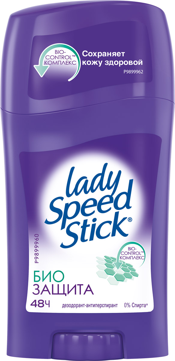 Lady Speed Stick Дезодорант-стик Био Защита, 45 г дезодорант стик 48 часов спортивный lavilin 60 мл hlavin