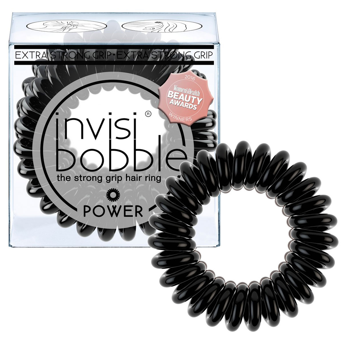 Invisibobble Резинка-браслет для волос Power True Black, 3 штMP59.4D Invisibobble Резинка-браслет для волос Power True Black, 3 штMP59.4DОттенок invisibobble true black из коллекции POWER для всех, кто придерживается классического стиля! Коллекция invisibobble POWER создана для всех, кто ведет активный образ жизни! Резинки-браслеты invisibobble POWER немного больше в размере, чем invisibobble ORIGINAL, а также имеют более плотные витки. Это позволяет плотно фиксировать волосы во время занятий спортом и активного отдыха. invisibobble POWER также идеальны для густых волос. Резинки-браслеты invisibobble подходят для всех типов волос, надежно фиксируют причёску, не оставляют заломов и не вызывают головную боль благодаря неравномерному распределению давления на волосы. Кроме того, они не намокают и не вызывают аллергию при контакте с кожей, поскольку изготовлены из искусственной смолы. C резинками invisibobble можно легко создавать разные прически. Резинки прочно держат волосы любой длины, при этом не стягивая их слишком туго. «Телефонный провод» позволяет с легкостью и без вреда для волос протягивать пряди под спираль и ослаблять уже закрепленные для придания объема прическе. Увеличенный размер и более плотные витки invisibobble POWER позволяют прочно закрепить причёску во время занятий спортом, а также идеально подходят для объёмных и густых волос.Не комедогенна.