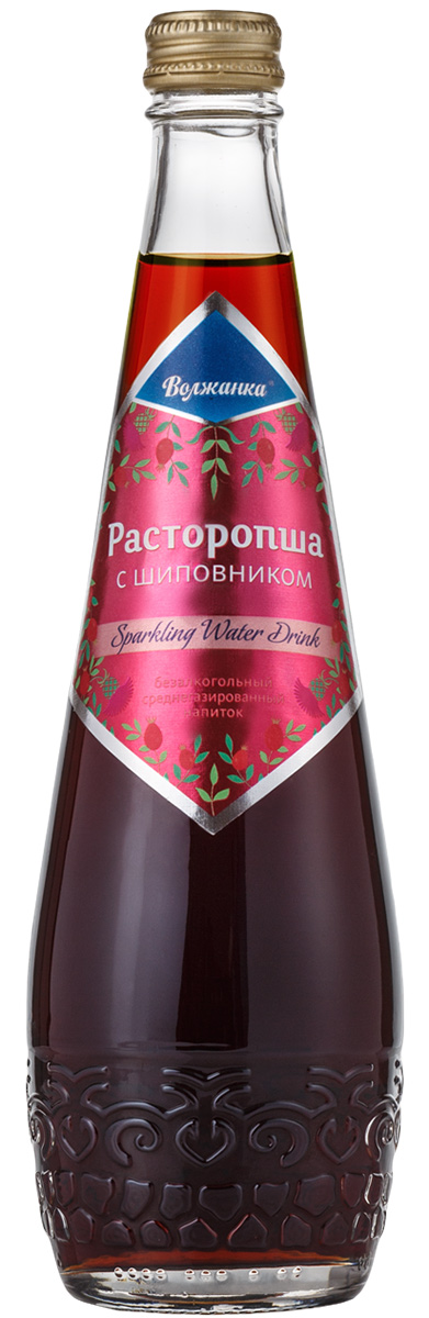 Волжанка Расторопша с шиповником газированный напиток, 0,5 л0120710 Волжанка Расторопша с шиповником газированный напиток, 0,5 л0120710Фирменный безалкогольный напиток изготовлен по уникальной запатентованной рецептуре, разработанной на предприятии Волжанка в начале 90-х годов прошлого века. В составе напитка только натуральные компоненты – экстракт расторопши и плодов шиповника. Расторопша издавна использовалась в лекарственных целях, как в народной, так и в традиционной медицине. Плоды шиповника имеют высокую концентрацию необходимых для организма человека витаминов и микроэлементов.