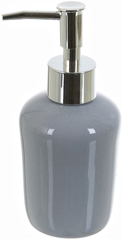 Диспенсер для жидкого мыла White Clean Gray, 200 мл8290038 Диспенсер для жидкого мыла White Clean Gray, 200 мл8290038Диспенсер для жидкого мыла White Clean Gray имеет емкость из прочной глазурованной керамики. Металлический дозатор позволяет легко выдавливать нужное количество жидкого мыла. Изделие красиво дополнит интерьер ванной комнаты и создаст особую атмосферу уюта и комфорта.Объем: 200 мл.