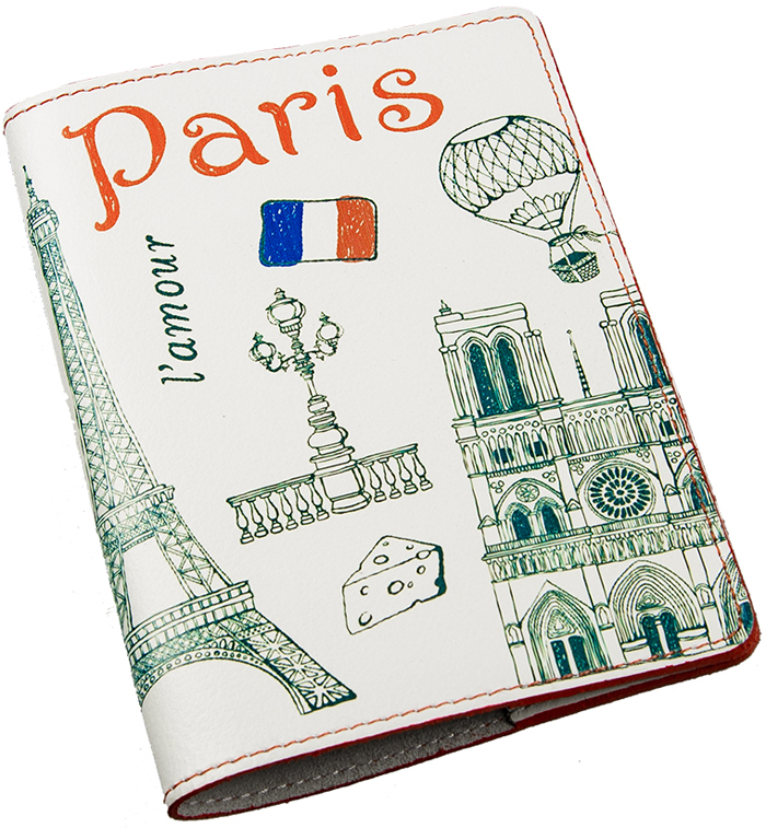 Обложка для паспорта женская Befler Paris, цвет: белый, зеленый. O.85.-715-333-25 Обложка для паспорта женская Befler Paris, цвет: белый, зеленый. O.85.-715-333-25Обложка для паспорта из коллекции «Paris» выполнена из натуральной кожи и оформлена оригинальным принтом. На внутреннем развороте два кармана из прозрачного пластика с выемкой.