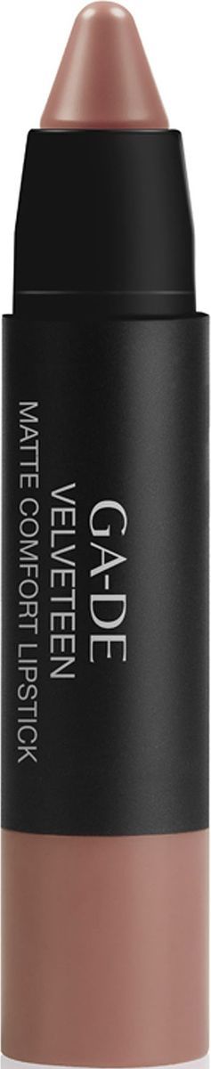 GA-DE Губная помада Velvetten Matte Comfort, тон №700, 2 г28032022 GA-DE Губная помада Velvetten Matte Comfort, тон №700, 2 г28032022Губная помада с матовым финишем, мягкая и комфортная, словно бархат. Одним движением придает губам интенсивный, глубокий цвет и выразительную форму. Благодаря содержанию ультратонких, высококонцентрированных пигментов и своей особой текстуре, помада MATTE COMFORT словно «вторая кожа» ложится на губы, не высыхает и сохраняет свою мягкость, даря ощущение идеального комфорта. Технология эластичных порошков сочетает в себе специальный комплекс восков и легких масел, которые способствуют ощущению гладкости и бархатистости. Формула обогащена растительным маслом дикого манго для эффективного увлажнения и защиты губ.