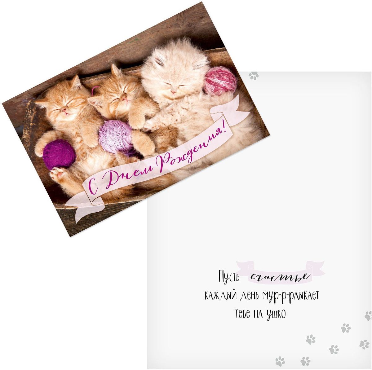Открытка Дарите cчастье С Днем Рождения. Котята, 12 х 18 см25051 7_желтый Открытка Дарите cчастье С Днем Рождения. Котята, 12 х 18 см25051 7_желтыйВыразить свои чувства и дополнить основной подарок тёплыми словами вам поможет Открытка С Днем Рождения, с ней ваше пожелание «Счастья, любви и здоровья» приобретёт трепетный и душевный подтекст. А воспоминания о праздничном дне ещё долго будут радовать адресата.