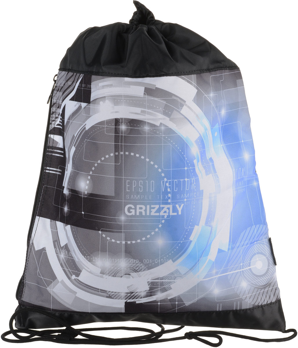 Сумка для сменной обуви и одежды Grizzly, цвет: голубой. OM-792-3/272523WD Сумка для сменной обуви и одежды Grizzly, цвет: голубой. OM-792-3/272523WDРюкзак-мешок для обуви с одним отделением и карманом на молнии, верх мешка стягивается шнуром в кулиске, который является еще и лямками, с ручкой-петлей
