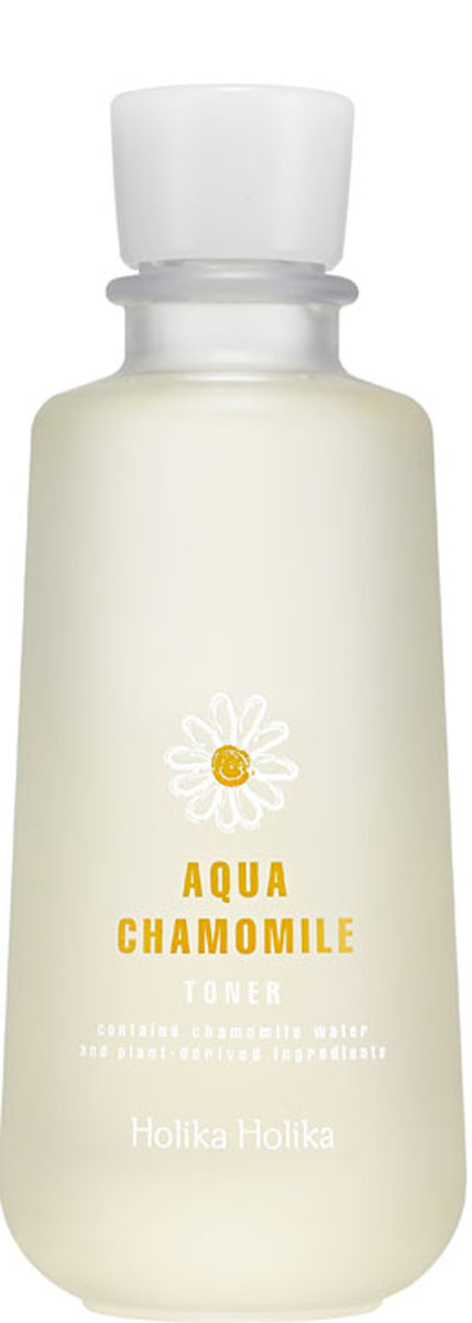 Holika Holika Тонер для лица Аква Камомиль, с ромашкой, 185 мл,20010971 Holika Holika Тонер для лица Аква Камомиль, с ромашкой, 185 мл,20010971Holika Holika Aqua Chamomile Toner – тонер освежает и успокаивает чувствительную, сухую и склонную к воспалениям кожу, борется с потерей влаги и кожей и ранними морщинками, осветляет тон и усиливает эффект эмульсии или эссенции.