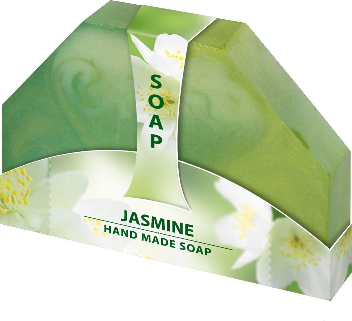Мыло ручной работы Жасмин Hand made spa collection, 80 г6000728 Мыло ручной работы Жасмин Hand made spa collection, 80 г6000728Мыло из нежного природного пальмового масла, содержит натуральный экстракт жасмина. Имеет приятный цветочный аромат, который наполнит вашу душу удовольствием. Наслаждайтесь гладкостью кожи после каждого использования. Очищает и тонизирует кожу, делая ее бархатистой.