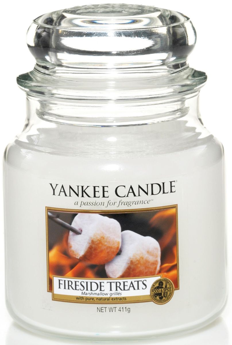 Ароматическая свеча Yankee Candle Жареный мармелад / Fireside Treats, 65-90 чPARIS 75015-8C ANTIQUE Ароматическая свеча Yankee Candle Жареный мармелад / Fireside Treats, 65-90 чPARIS 75015-8C ANTIQUEРадость, огонь, песни и смех во время поджаривания зефира. Верхняя нота: Зефир.Средняя нота: Кристаллизованный Сахар, Ваниль.Базовая нота: Кедр, Раскаленные Угли, Дрова.