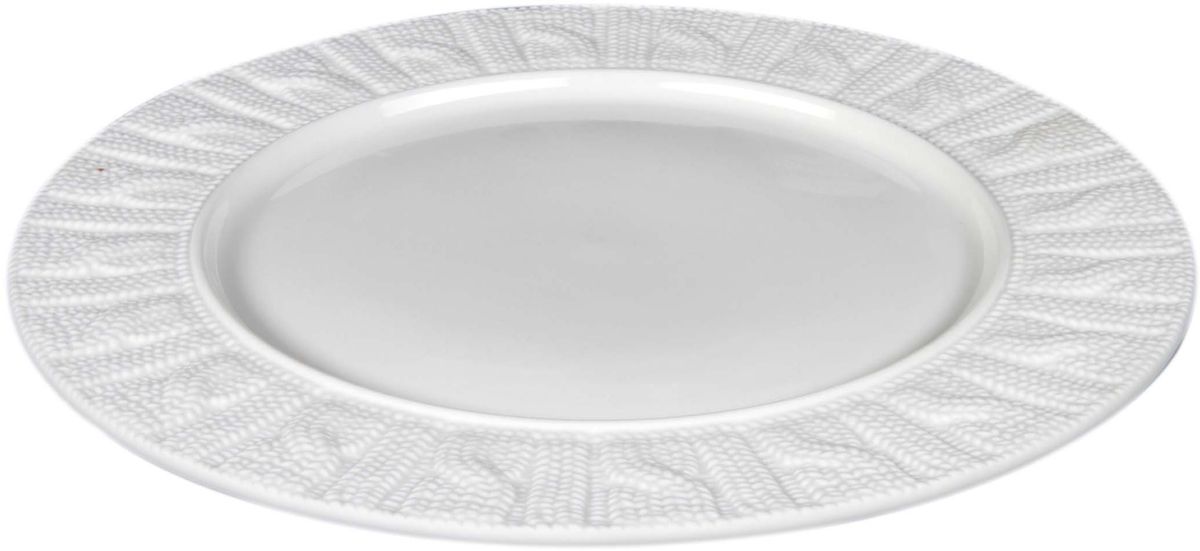 Тарелка Elff Decor, диаметр 26 см115510 Тарелка Elff Decor, диаметр 26 см115510Тарелка порадует глаз истиных любителей белой классики воздушностью форм , многообразием оттенков и оригинальностью исполнения. Отлично смотрится как в наборах, так и отдельными предметами для украшения интерьера .