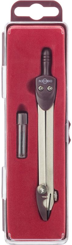 Rotondo Готовальня 2 предмета 86117FS-36054 Rotondo Готовальня 2 предмета 86117FS-36054Готовальня 2 предмета1.металлический циркуль 11,5 см с защитным колпачком для грифеля и с подвижной иглой.2..доп. графит. стержни в контейнереАналог 84117, 85117